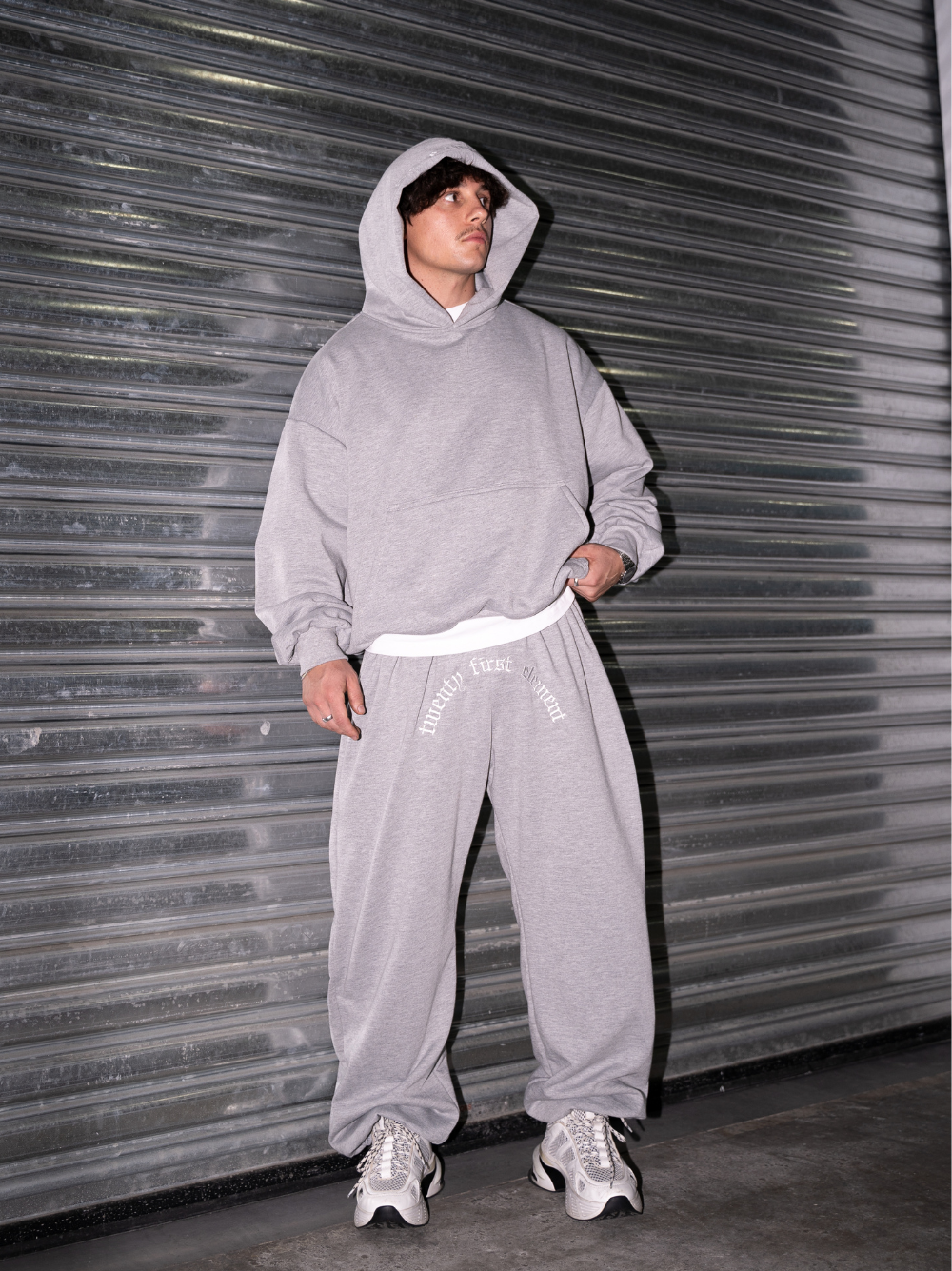 Twenty First Element Grey Oversized Sweatpants
