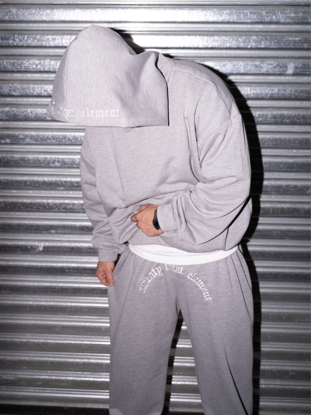 Twenty First Element Grey Oversized Sweatpants